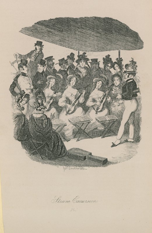 ಸ್ಟೀಮ್ ವಿಹಾರ ಟರ್ಕ್ by George Cruikshank
