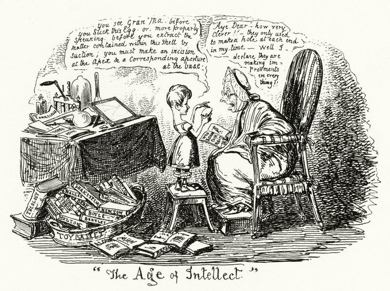 Akıl Çağı (gravür) by George Cruikshank