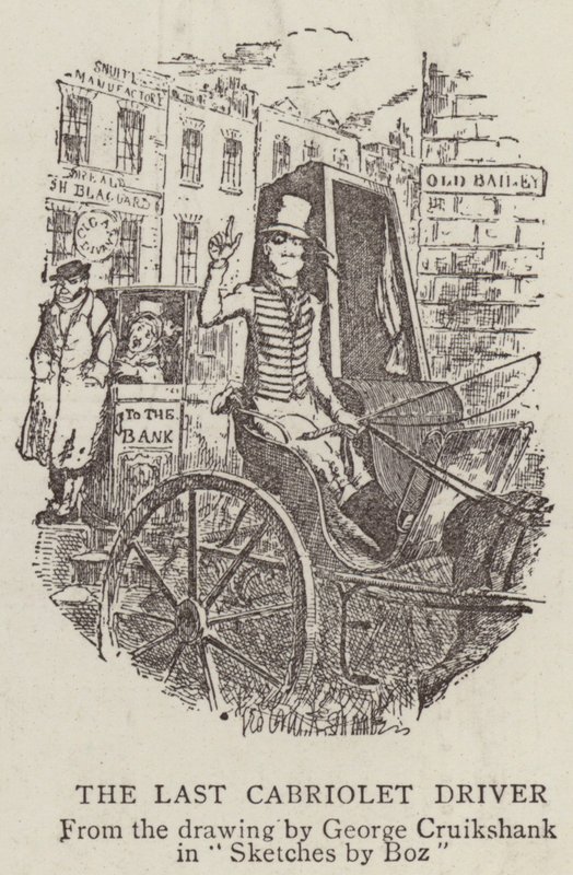 Son Cabrio Sürücüsü by George Cruikshank