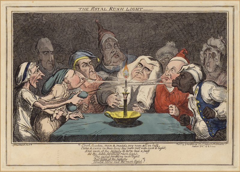 Kraliyet Rush Işık by George Cruikshank