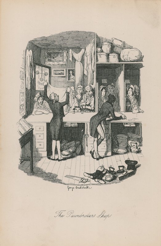 tefeci dükkanı by George Cruikshank