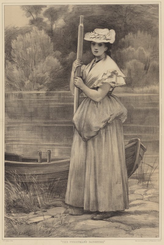 Ferryman'ın Kızı by George Dunlop Leslie
