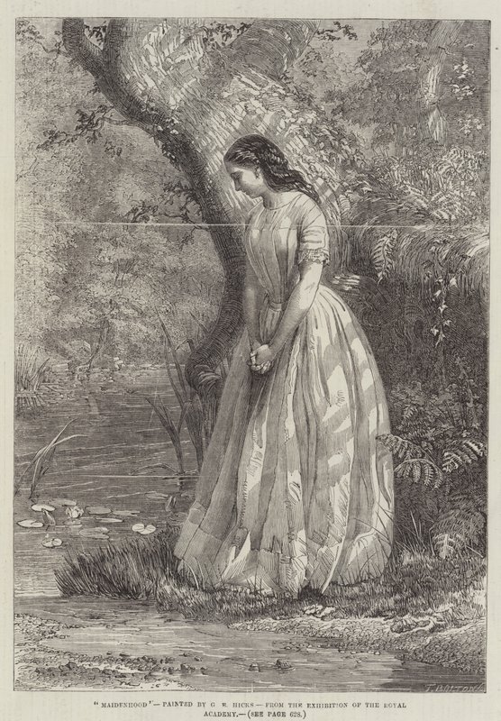 kızlık by George Elgar Hicks