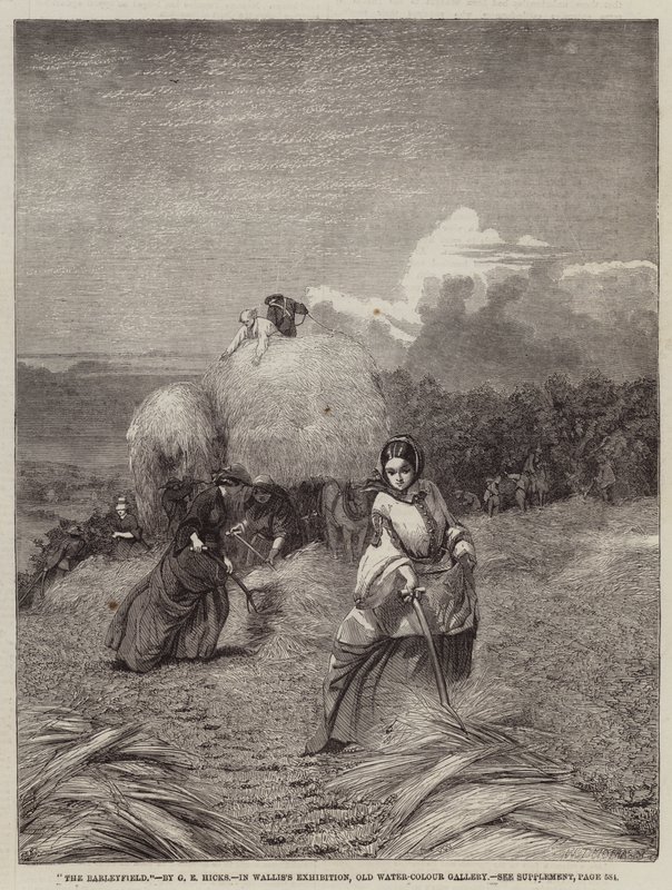 Arpa Tarlası by George Elgar Hicks