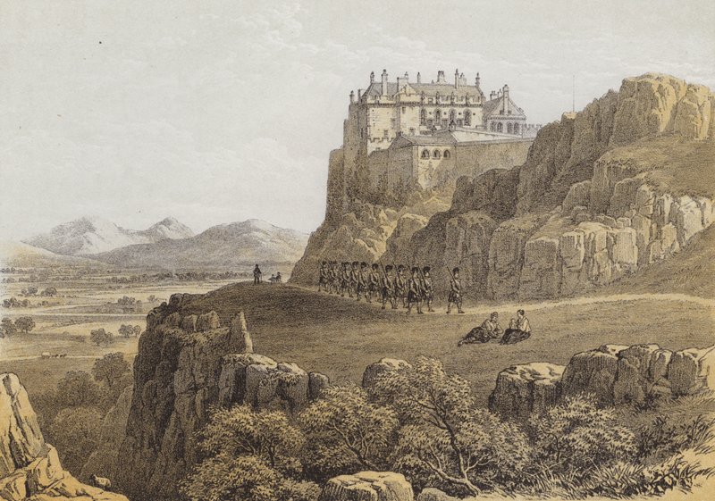 Stirling Kalesi (chromolitho) by George Fennel Robson