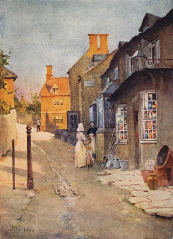 Cotswold Köyü Mağazası by George Franck Nicholls