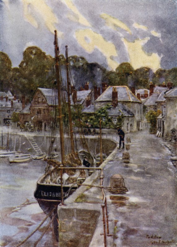 Padstow, Yağmur Temizleme Kapalı by George Franck Nicholls