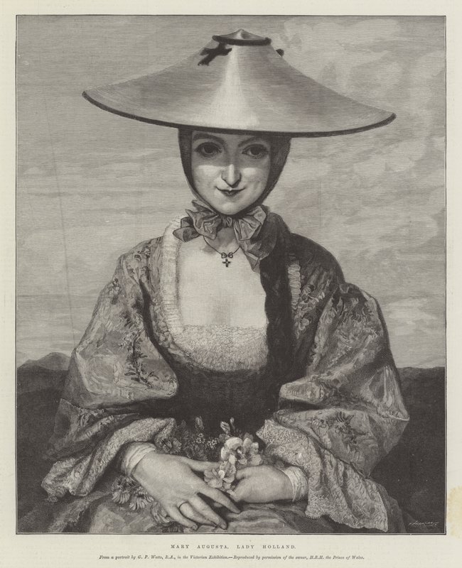 Mary Augusta, Leydi Hollanda by George Frederick Watts