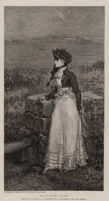 Kara Gözlü Susan by George Henry Boughton