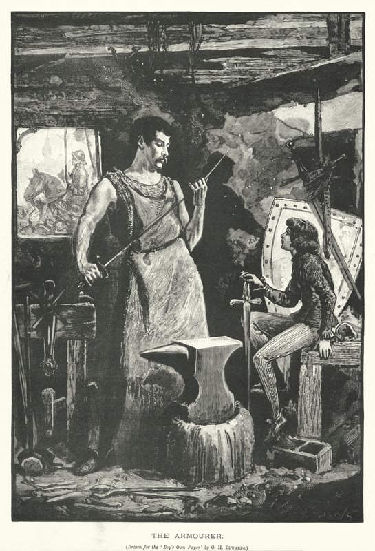 Zırhçı (gravür) by George Henry Edwards
