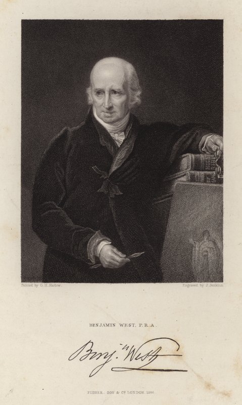 Benjamin West, Anglo-Amerikan ressam by George Henry Harlow