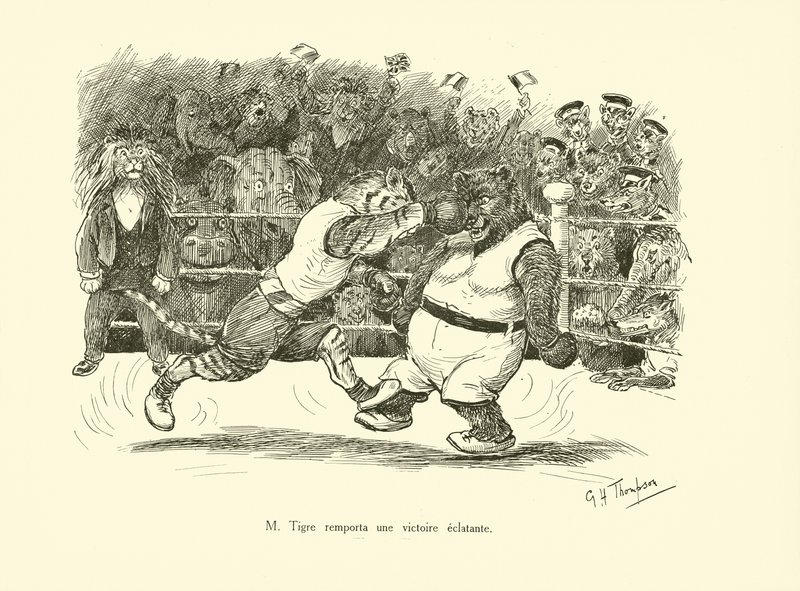 M Tigre büyük bir zafer kazandı (lito) by George Henry Thompson