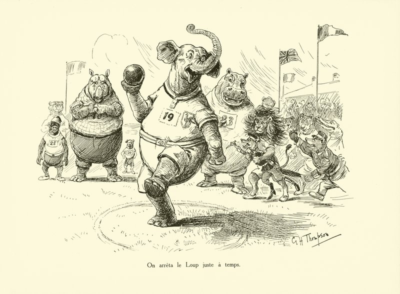 Kurdu tam zamanında durdurduk (litho) by George Henry Thompson