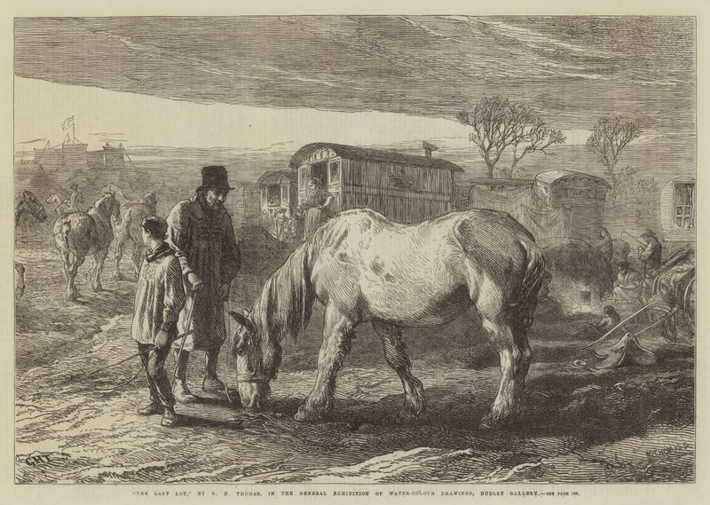 Son Parti, Suluboya Çizimler Genel Sergisinde, Dudley Gallery by George Housman Thomas