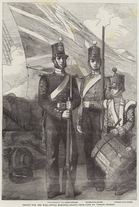 Savaş Birlikleri, Kraliyet Deniz Piyadeleri by George Housman Thomas