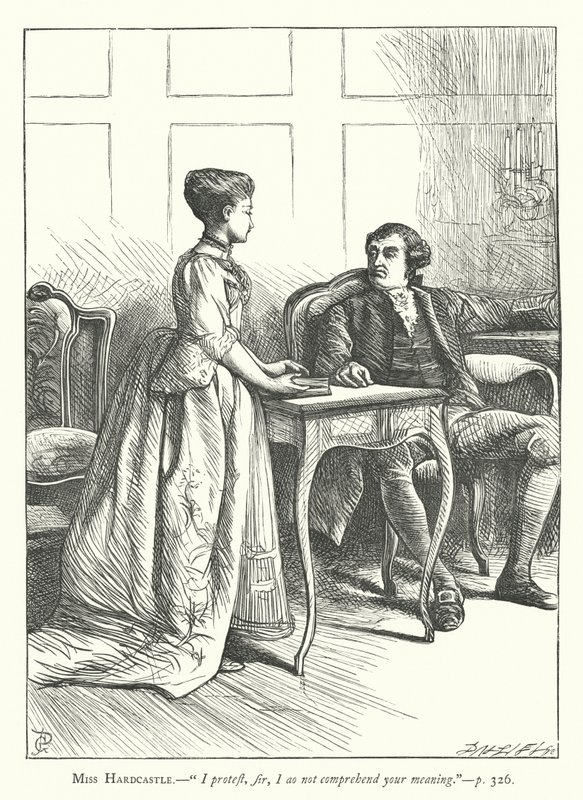 Fethetmek için Duruyor için İllüstrasyon (gravür) by George John Pinwell