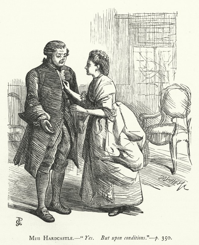 Fethetmek için Duruyor için İllüstrasyon (gravür) by George John Pinwell