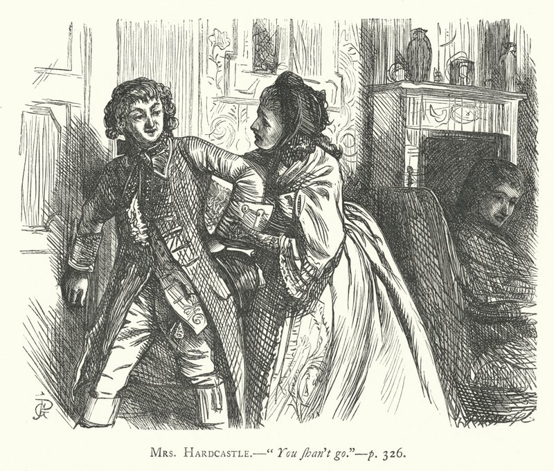 Fethetmek için Duruyor için İllüstrasyon (gravür) by George John Pinwell