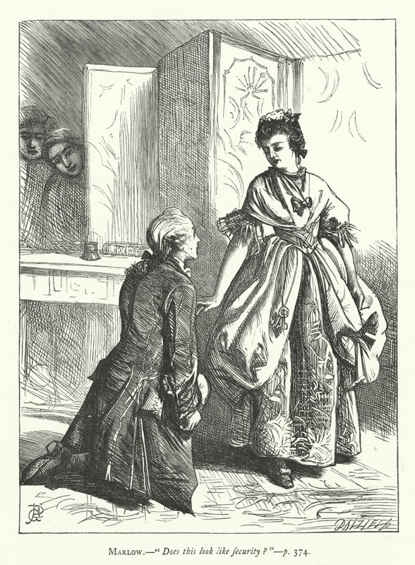 Fethetmek için Duruyor için İllüstrasyon (gravür) by George John Pinwell