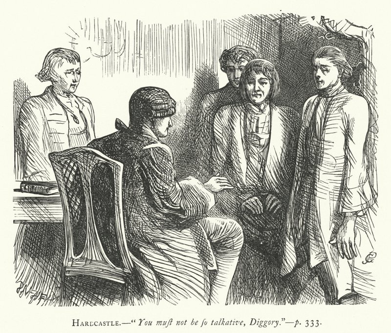 Fethetmek için Duruyor için İllüstrasyon (gravür) by George John Pinwell