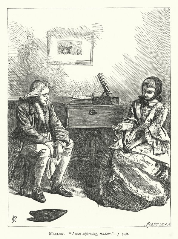 Fethetmek için Duruyor için İllüstrasyon (gravür) by George John Pinwell