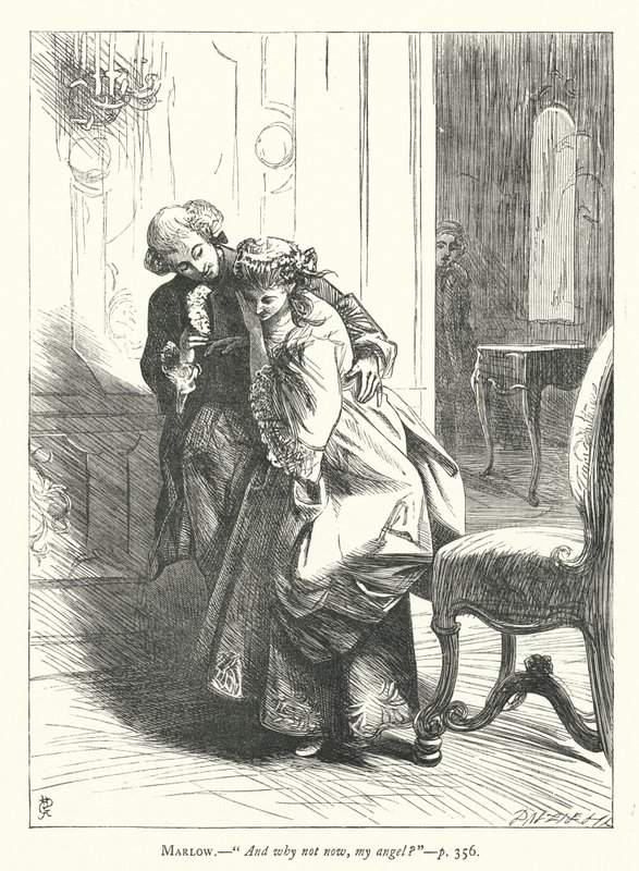 Fethetmek için Duruyor için İllüstrasyon (gravür) by George John Pinwell