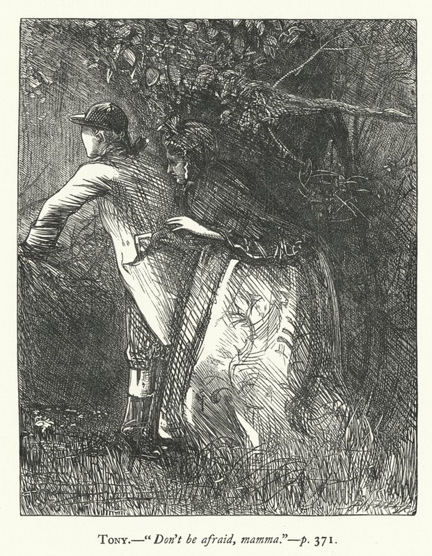 Fethetmek için Duruyor için İllüstrasyon (gravür) by George John Pinwell