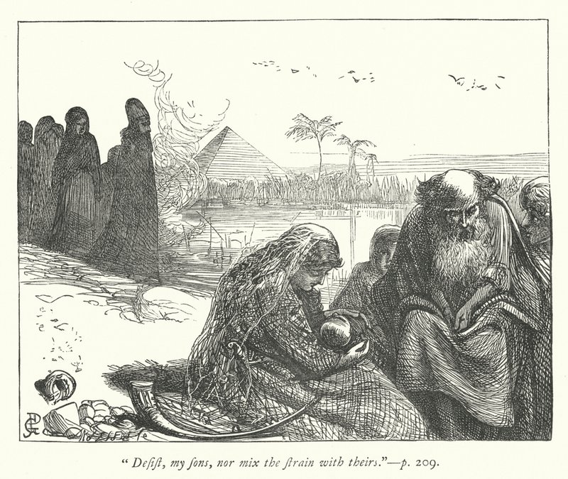 Esaret için İllüstrasyon (gravür) by George John Pinwell