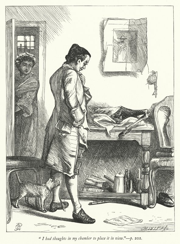 Issız Köy için İllüstrasyon (gravür) by George John Pinwell