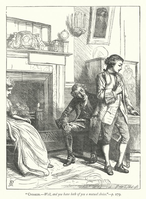 İyi huylu bir adam için illüstrasyon (gravür) by George John Pinwell