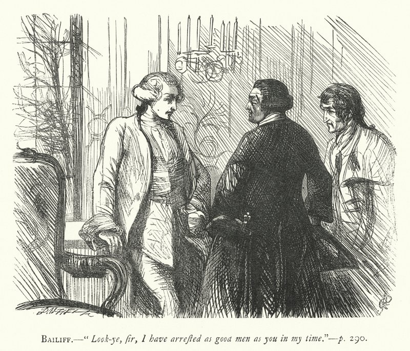 İyi huylu bir adam için illüstrasyon (gravür) by George John Pinwell