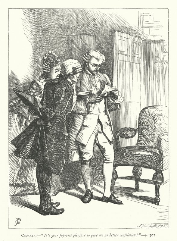 İyi huylu bir adam için illüstrasyon (gravür) by George John Pinwell