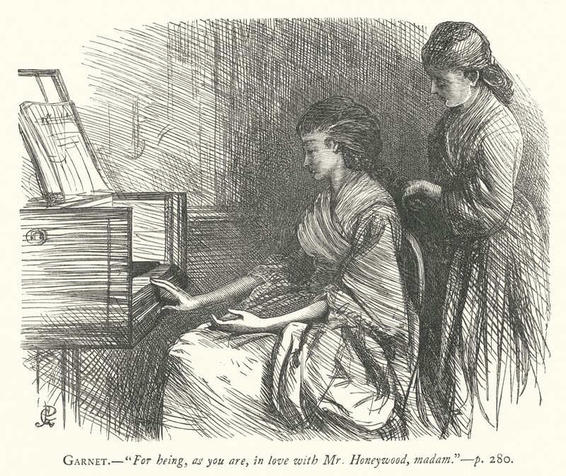 İyi huylu bir adam için illüstrasyon (gravür) by George John Pinwell