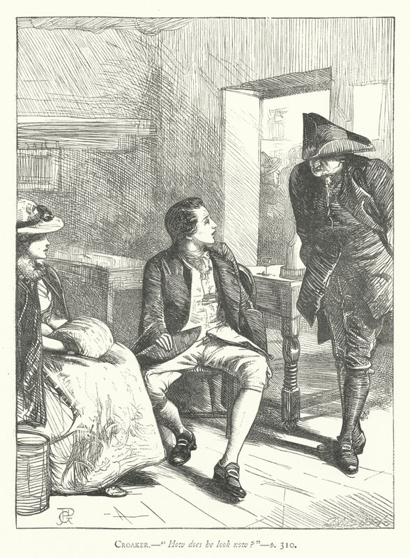 İyi huylu bir adam için illüstrasyon (gravür) by George John Pinwell