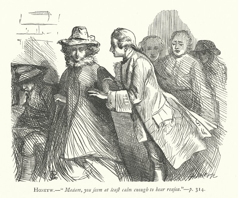 İyi huylu bir adam için illüstrasyon (gravür) by George John Pinwell