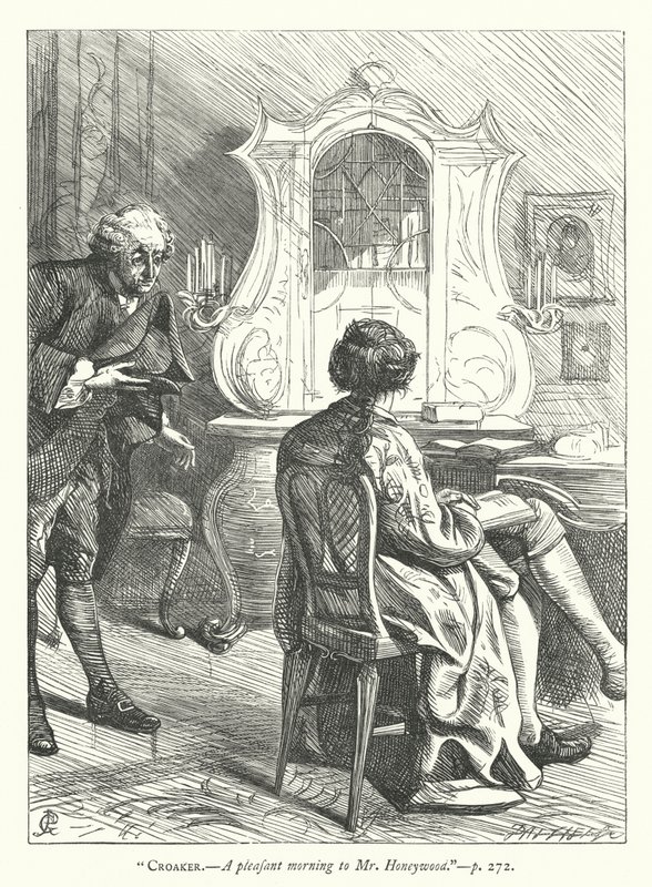 İyi huylu bir adam için illüstrasyon (gravür) by George John Pinwell