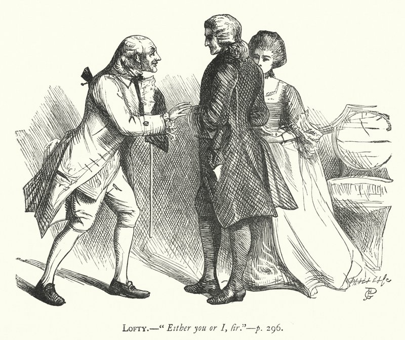 İyi huylu bir adam için illüstrasyon (gravür) by George John Pinwell