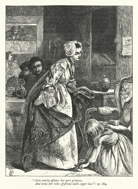 Gezgin için İllüstrasyon (gravür) by George John Pinwell