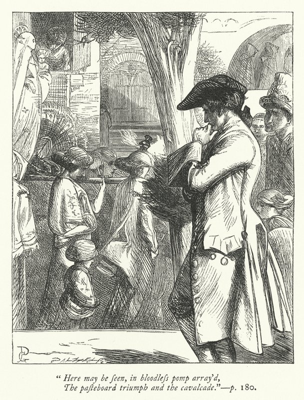 Gezgin için İllüstrasyon (gravür) by George John Pinwell