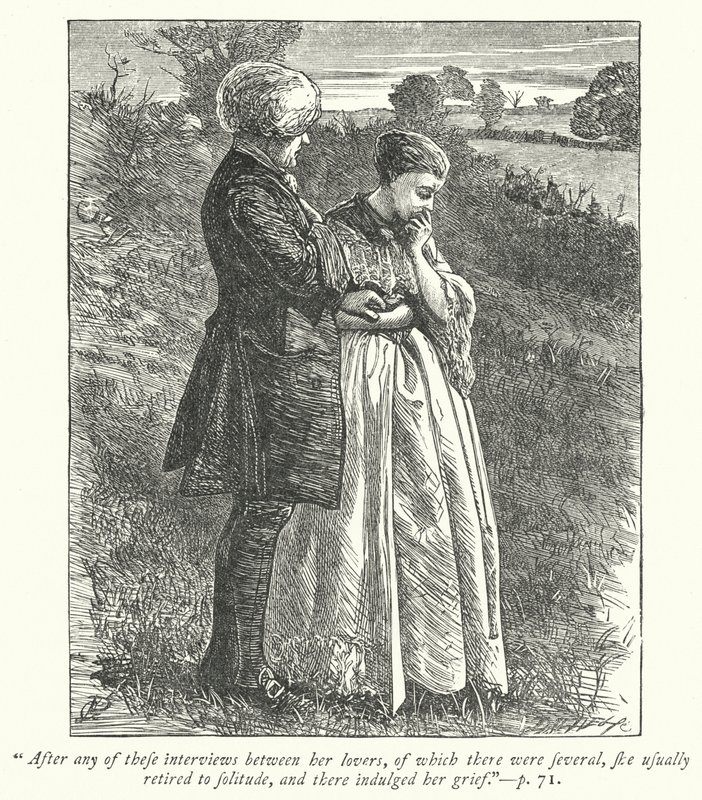 Wakefield Papazı için çizim (gravür) by George John Pinwell