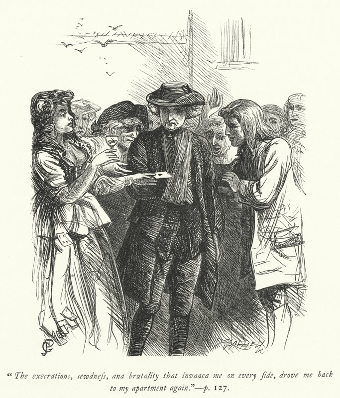 Wakefield Papazı için çizim (gravür) by George John Pinwell