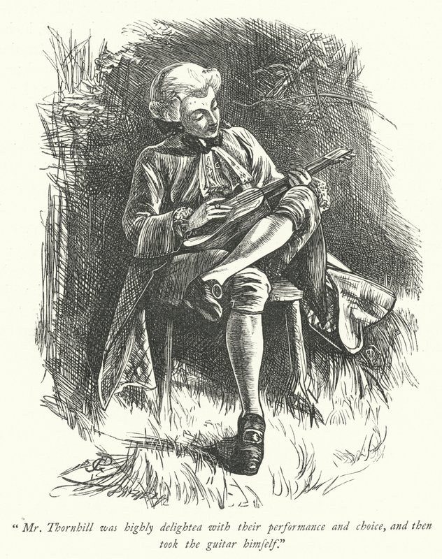 Wakefield Papazı için çizim (gravür) by George John Pinwell