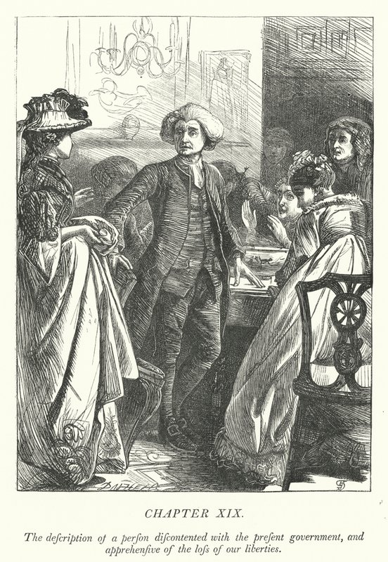 Wakefield Papazı için çizim (gravür) by George John Pinwell