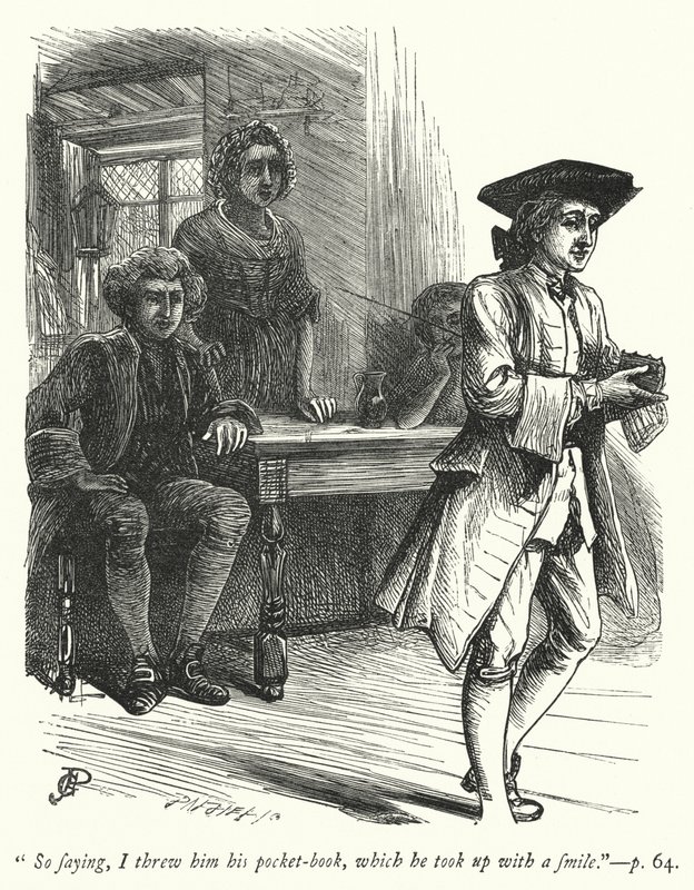Wakefield Papazı için çizim (gravür) by George John Pinwell