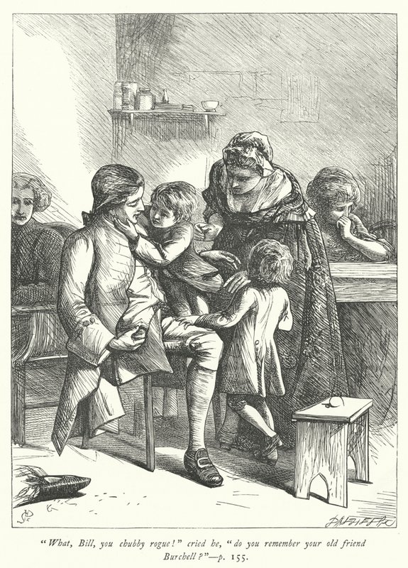 Wakefield Papazı için İllüstrasyon (gravür) by George John Pinwell