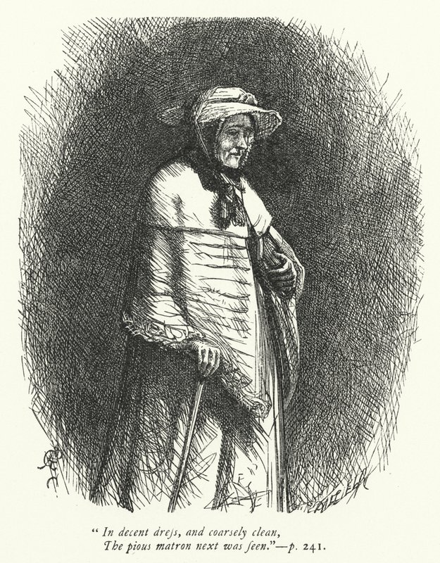 Threnodia Augustalis için çizim (gravür) by George John Pinwell