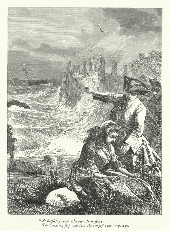 Threnodia Augustalis için çizim (gravür) by George John Pinwell