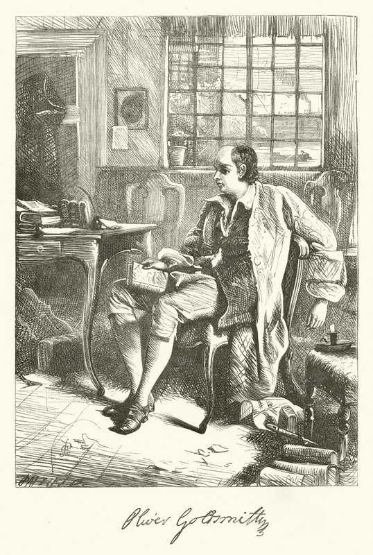 Oliver Goldsmith (gravür) by George John Pinwell