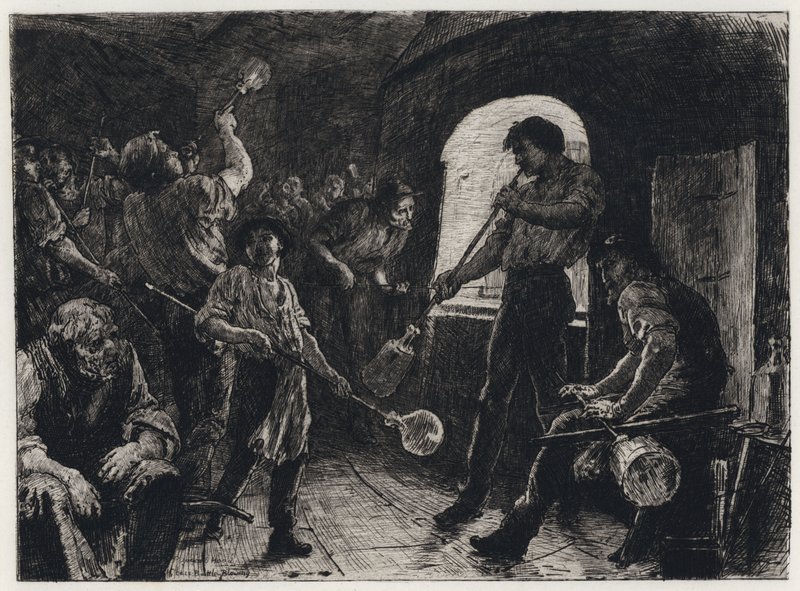 Cam Üfleme (aşındırma) by George Percy Jacomb Hood