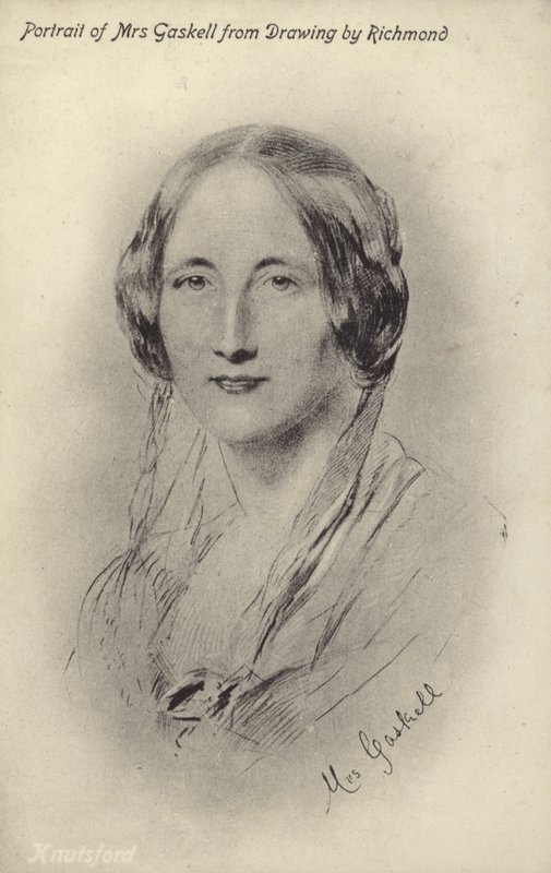 Bayan Gaskell (1810-1865), İngiliz romancı ve kısa öykü yazarı by George Richmond